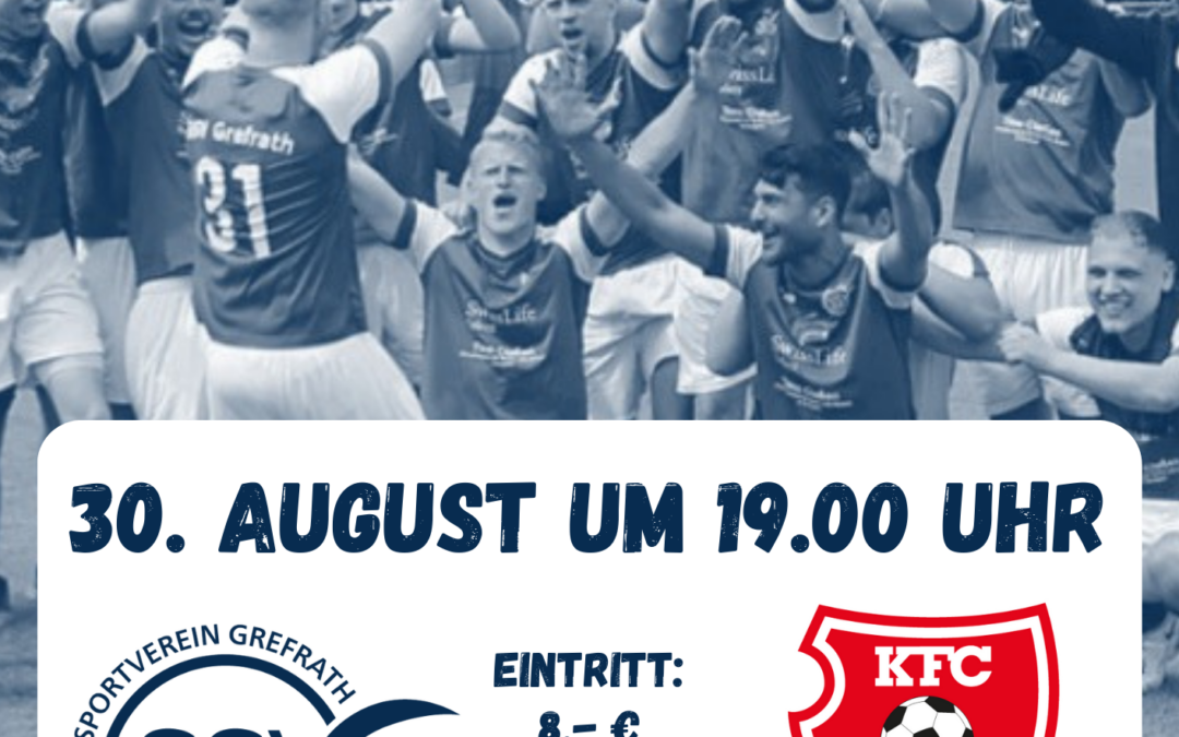 Ticketvorverkauf für das Pokalspiel gegen den KFC Uerdingen gestartet